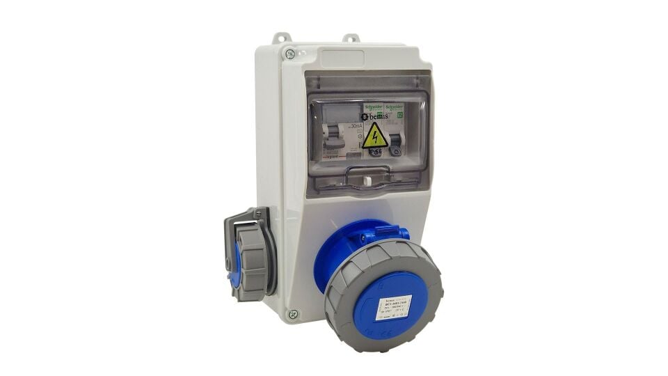 Bemis BD1M6119-1020-X 3/32A 1 Ad. Ön - 1/16A 1 Ad. Yan Otomatlı IP66 Kombinasyon (Taşınabilir mobil cihaz kullanımına uygundur)